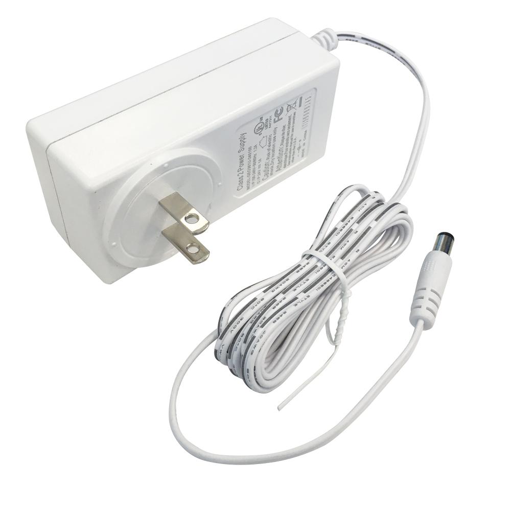 24V 24W Plug-In LED Driver, White