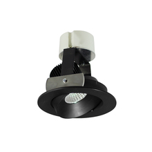 Nora NIR-4RC27XBB/10 - 4" Iolite LED Round Adjustable Cone Retrofit, 1000lm / 12W, 2700K, Black Reflector / Black