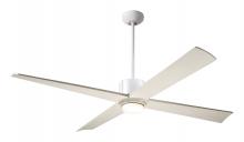 Modern Fan Co. NOU-MWGT-56-WW-271-CC - Nouveau DC Fan; Matte White Finish w/ Graphite; 56" Whitewash Blades; 17W LED