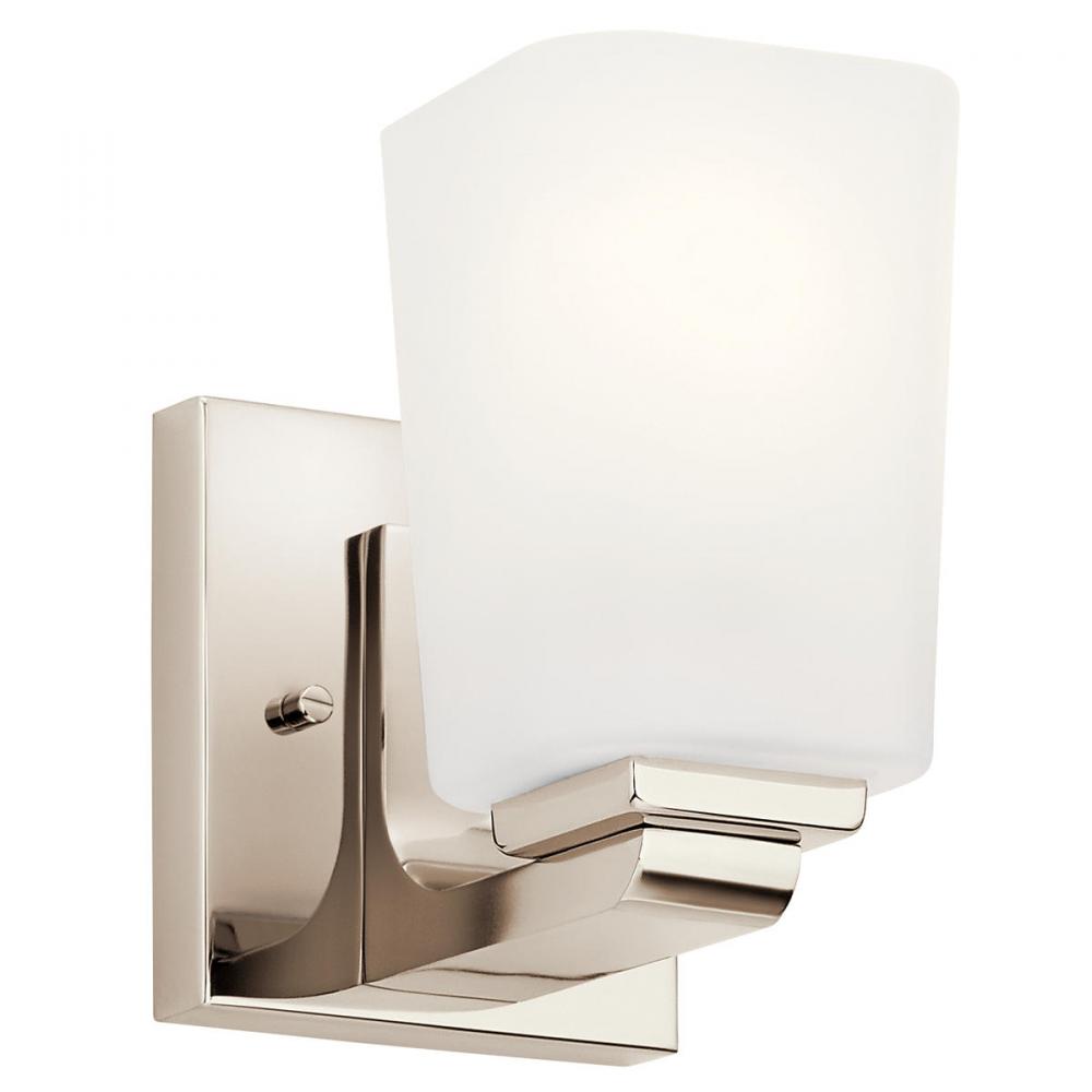 Roehm™ 1 Light Wall Sconce Polished Nickel