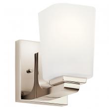 Kichler 55015PN - Roehm™ 1 Light Wall Sconce Polished Nickel