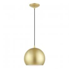 Livex Lighting 41181-33 - 1 Light Soft Gold Pendant
