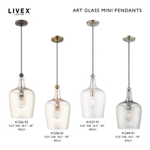 Livex Lighting 41226-01 - 1 Lt Antique Brass Mini Pendant