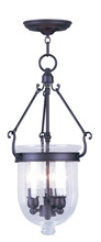 Livex Lighting 5083-07 - 3 Light Bronze Chain Lantern