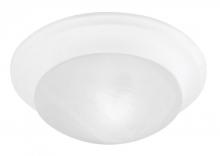Livex Lighting 7302-03 - 1 Light White Ceiling Mount