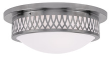 Livex Lighting 7353-91 - 3 Light Brushed Nickel Ceiling Mount