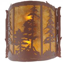 Meyda Blue 113012 - 15" Wide Tall Pines Wall Sconce