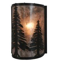 Meyda Blue 114681 - 8" Wide Tall Pines Wall Sconce