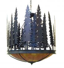 Meyda Blue 140717 - 30" Wide Tall Pines Inverted Pendant