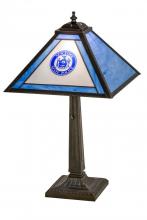 Meyda Blue 180387 - 22"H Personalized State Trooper Table Lamp