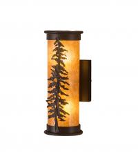 Meyda Blue 197883 - 5" Wide Tall Pines Wall Sconce