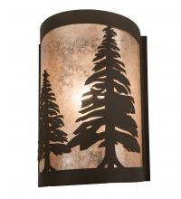 Meyda Blue 200797 - 8" Wide Tall Pines Right Wall Sconce