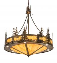 Meyda Blue 215185 - 40" Wide Tall Pines Inverted Pendant