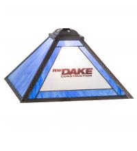 Meyda Blue 219516 - 13" Square Personalized Mission Shade