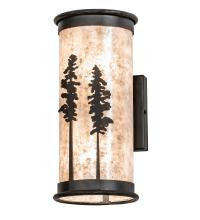 Meyda Blue 223663 - 6" Wide Tall Pines Wall Sconce