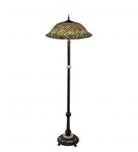 Meyda Blue 229070 - 62" High Tiffany Fishscale Floor Lamp