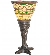 Meyda Blue 244883 - 18" High Tiffany Roman Mini Lamp