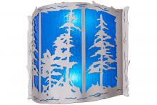 Meyda Blue 247411 - 15" Wide Tall Pines Wall Sconce
