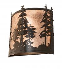 Meyda Blue 249114 - 12" Wide Tall Pines Wall Sconce