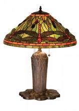 Meyda Blue 26680 - 25"H Tiffany Dragonfly Table Lamp
