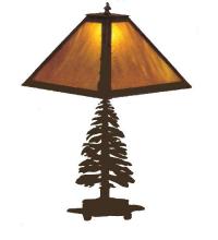Meyda Blue 29572 - 21"H Tall Pines Table Lamp