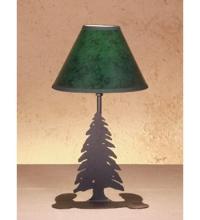 Meyda Blue 49810 - 15"H Tall Pines Faux Leather Accent Lamp