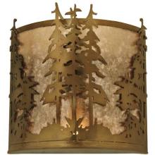 Meyda Blue 81261 - 12" Wide Tall Pines Wall Sconce