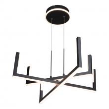 Artcraft AC6776BK - Silicon Valley Collection Integrated LED Chandelier, Black