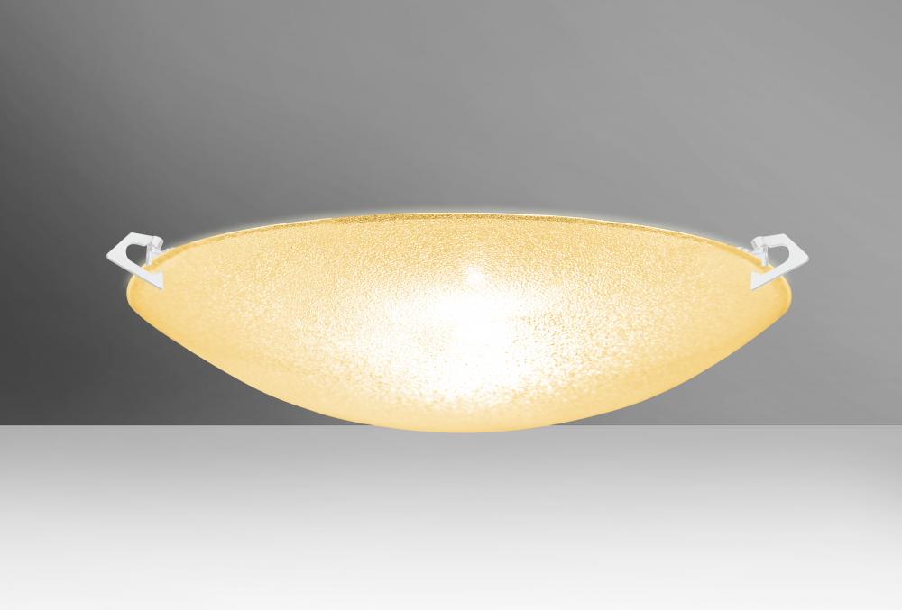 Besa Ceiling Sonya 17 White Gold Glitter 3x100W G9