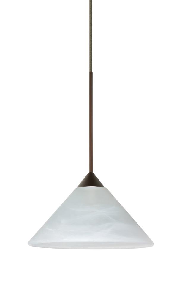 Besa Pendant For Multiport Canopy Kona Bronze Marble 1x5W LED