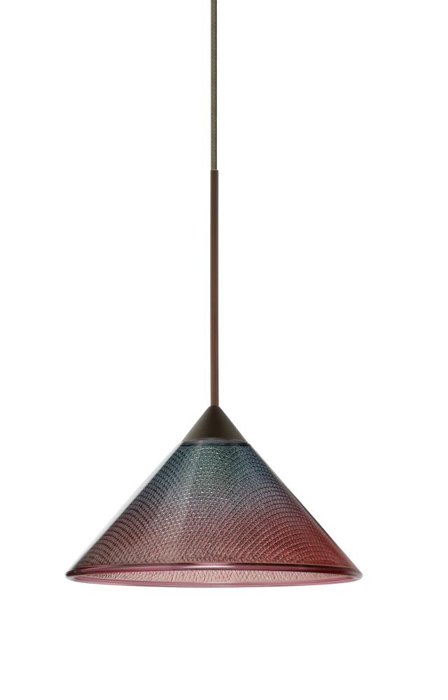 Besa Pendant For Multiport Canopy Kona Bronze Bi-Color 1x50W Halogen
