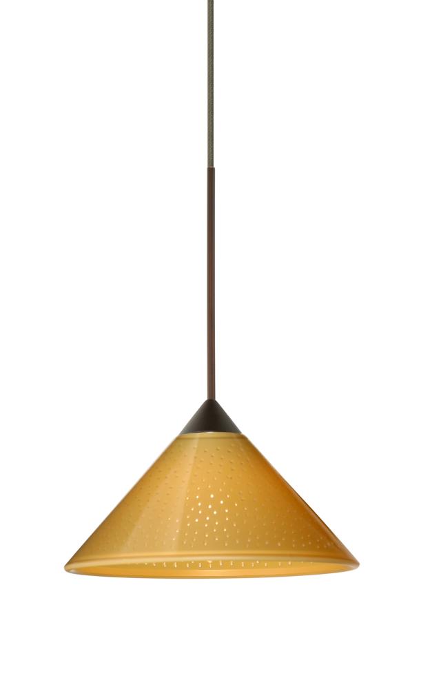 Besa Pendant For Multiport Canopy Kona Bronze Mango Starpoint 1x5W LED
