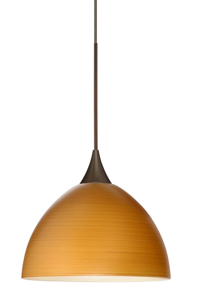 Besa Pendant For Multiport Canopy Brella Bronze Oak 1x5W LED