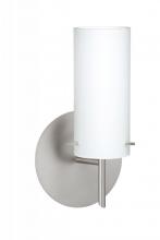 Besa Lighting 1SW-440307-LED-SN - Besa Wall Copa 3 Satin Nickel Opal Matte 1x5W LED