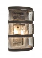 Besa Lighting 353499 - Costaluz, 3534 Series Post mount,  Bronze/Smoke Bubble, 1x75W Medium base