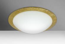 Besa Lighting 9771GFC - Besa Ceiling Ring 15 White/Gold Foil Ring 2x60W A19