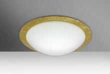 Besa Lighting 9772GFC - Besa Ceiling Ring 13 White/Gold Foil Ring 1x60W A19