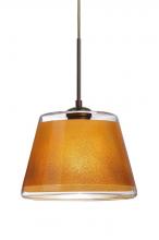 Besa Lighting J-PIC9GD-LED-BR - Besa Pendant For Multiport Canopy Pica 9 Bronze Gold Sand 1x9W LED