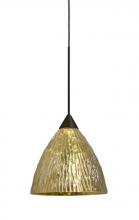 Besa Lighting X-EVEGS-BR - Besa, Eve Cord Pendant For Multiport Canopies, Stone Gold Foil, Bronze Finish, 1x50W
