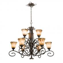 Kalco 5535TO/PS11 - Amelie 9 Light Chandelier