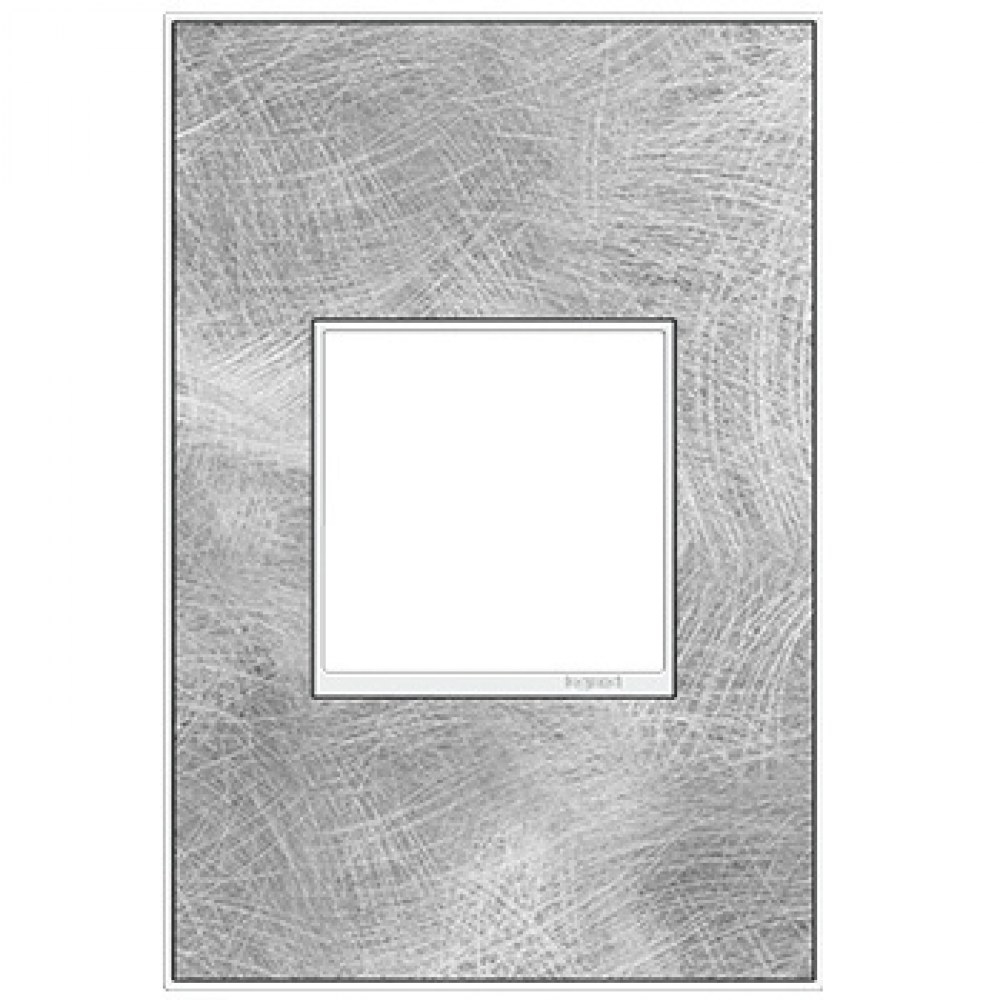 adorne? Spiraled Stainless One-Gang Screwless Wall Plate
