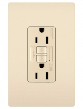 Legrand 1597TRWRLACCD4 - radiant? Spec Grade 15A Weather Resistant Self Test GFCI Receptacle, Light Almond