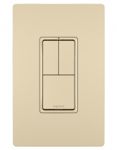 Legrand RCD113I - radiant? Two Single-Pole Switches and Single Pole/3-Way Switch, Ivory