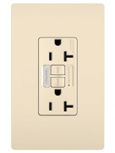 Legrand 2097NTLTRLA - radiant? 20A Tamper Resistant Self Test GFCI Outlet with Night Light, Light Almond