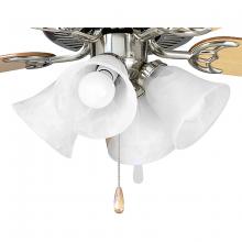 Progress P2610-09WB - AirPro Collection Four-Light Ceiling Fan Light