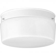 Progress P3520-30 - Two-Light White Glass 10-3/4" Close-to-Ceiling