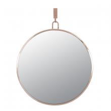 Varaluz 407A01RG - Stopwatch 30-in Round Accent Mirror - Rose Gold