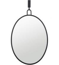 Varaluz 4DMI0110 - Stopwatch 22x30 Oval Powder Room Mirror - Black