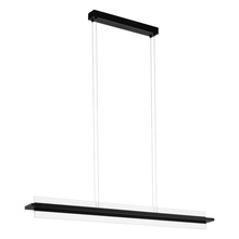 Eglo 204361A - 1X20W LED Linear Pendant w/ Black Finish and Clear Acrylic Diffuser