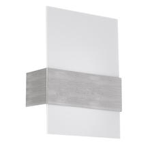 Eglo 86995A - 1x100W Wall Light With Matte Nickel Finish & Satin Glass